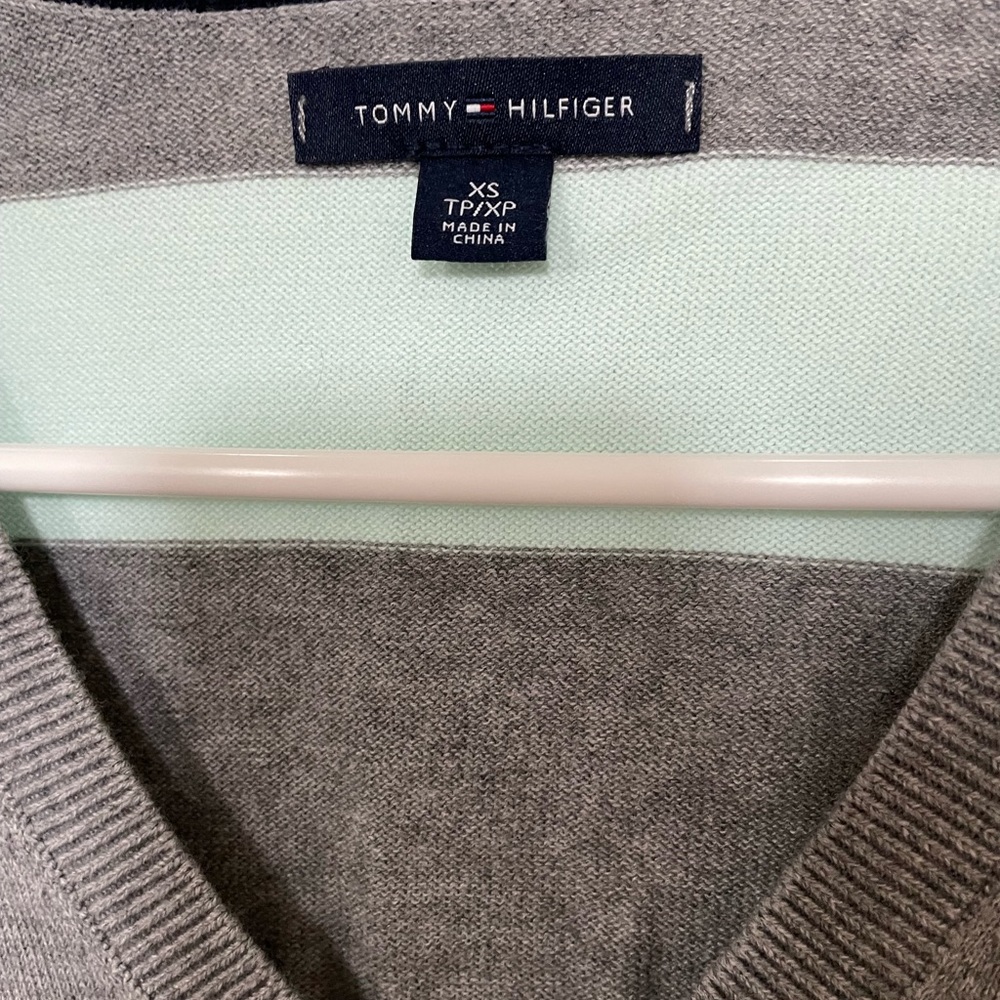Tommy Hilfiger Mens 100% Cotton V-Neck X-Small
